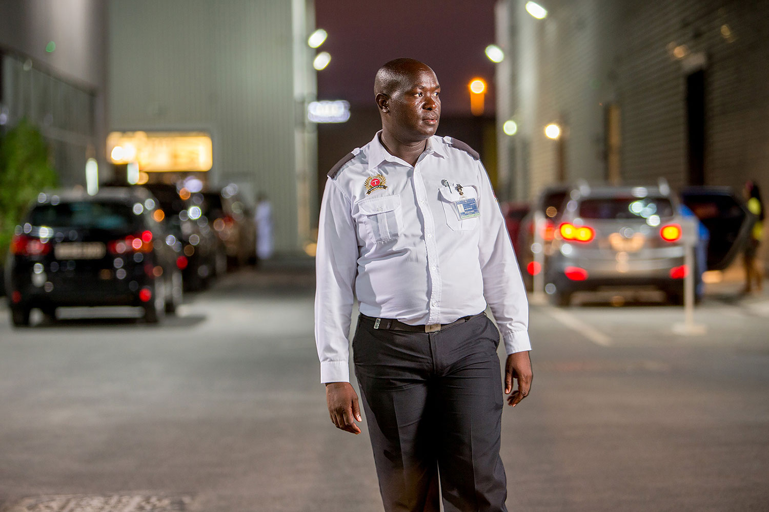 Photo shoot showcasing security, Dubai