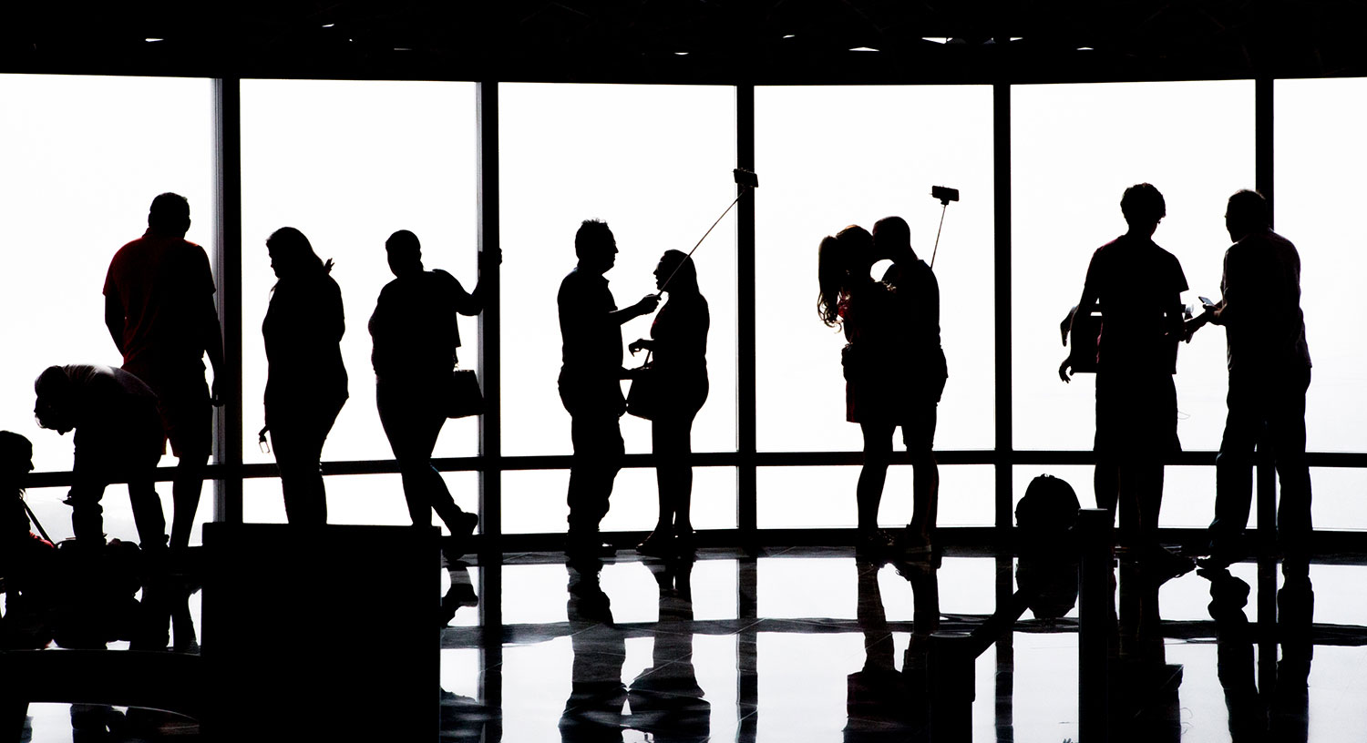 Viewing platform at the Burj Khalifa, Dubai