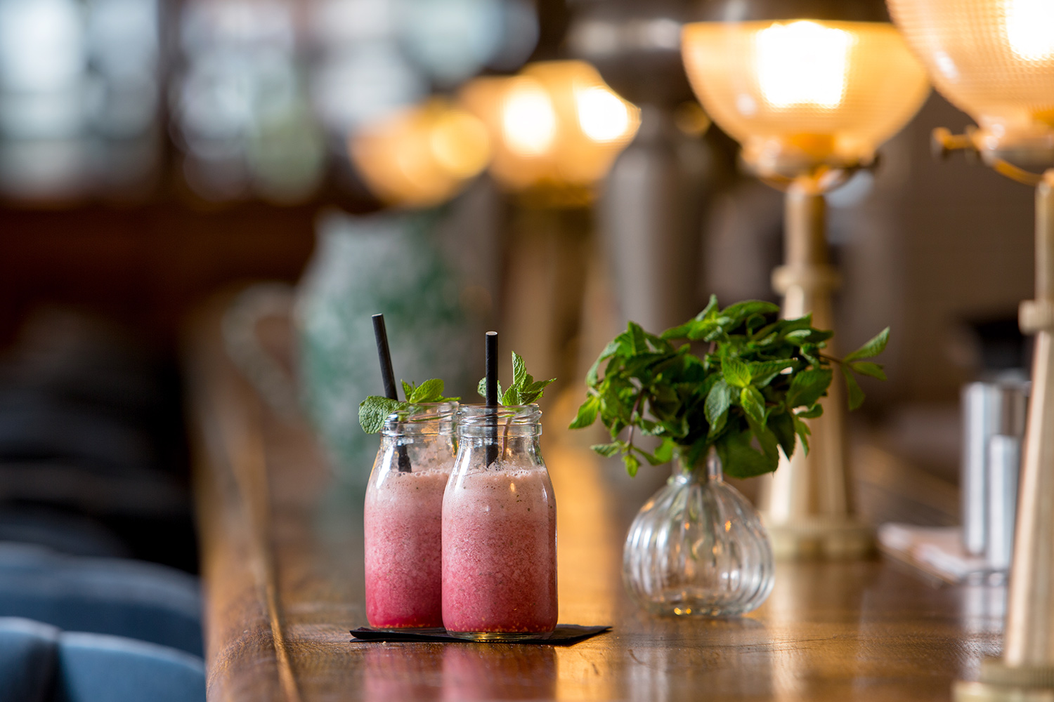 Summer drinks menu, Fitzrovia, London