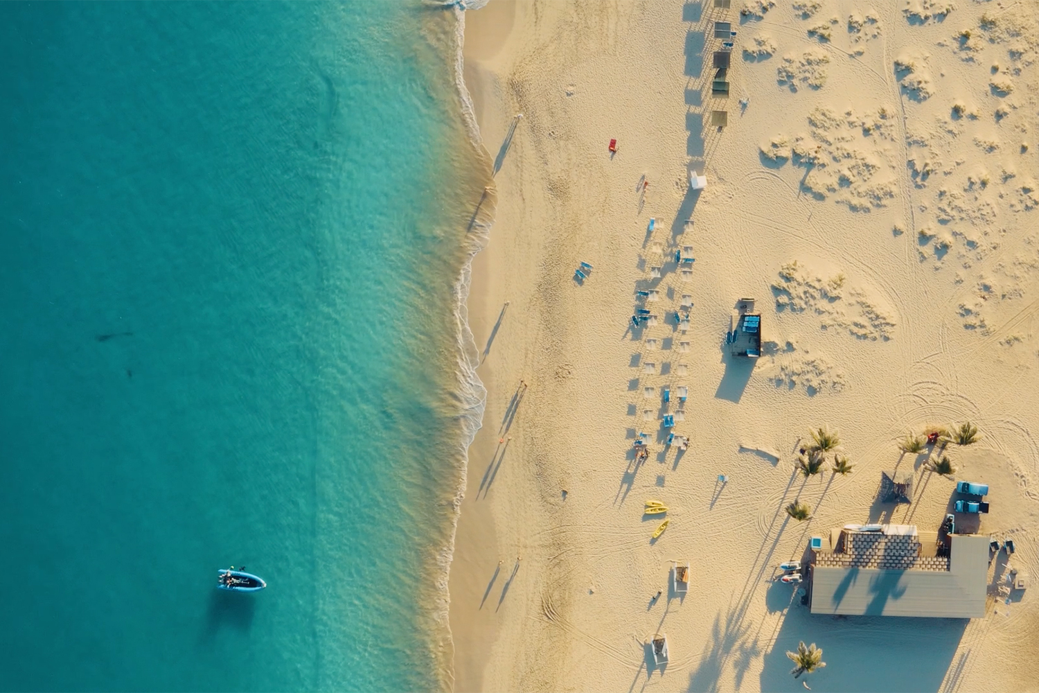 Aerial shot of Hilton Cabo Verde