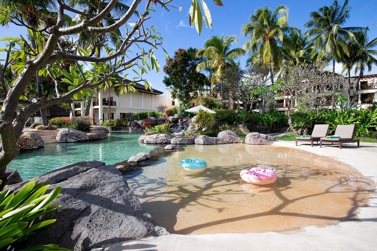 Children's pool at the Hilton Mauritius