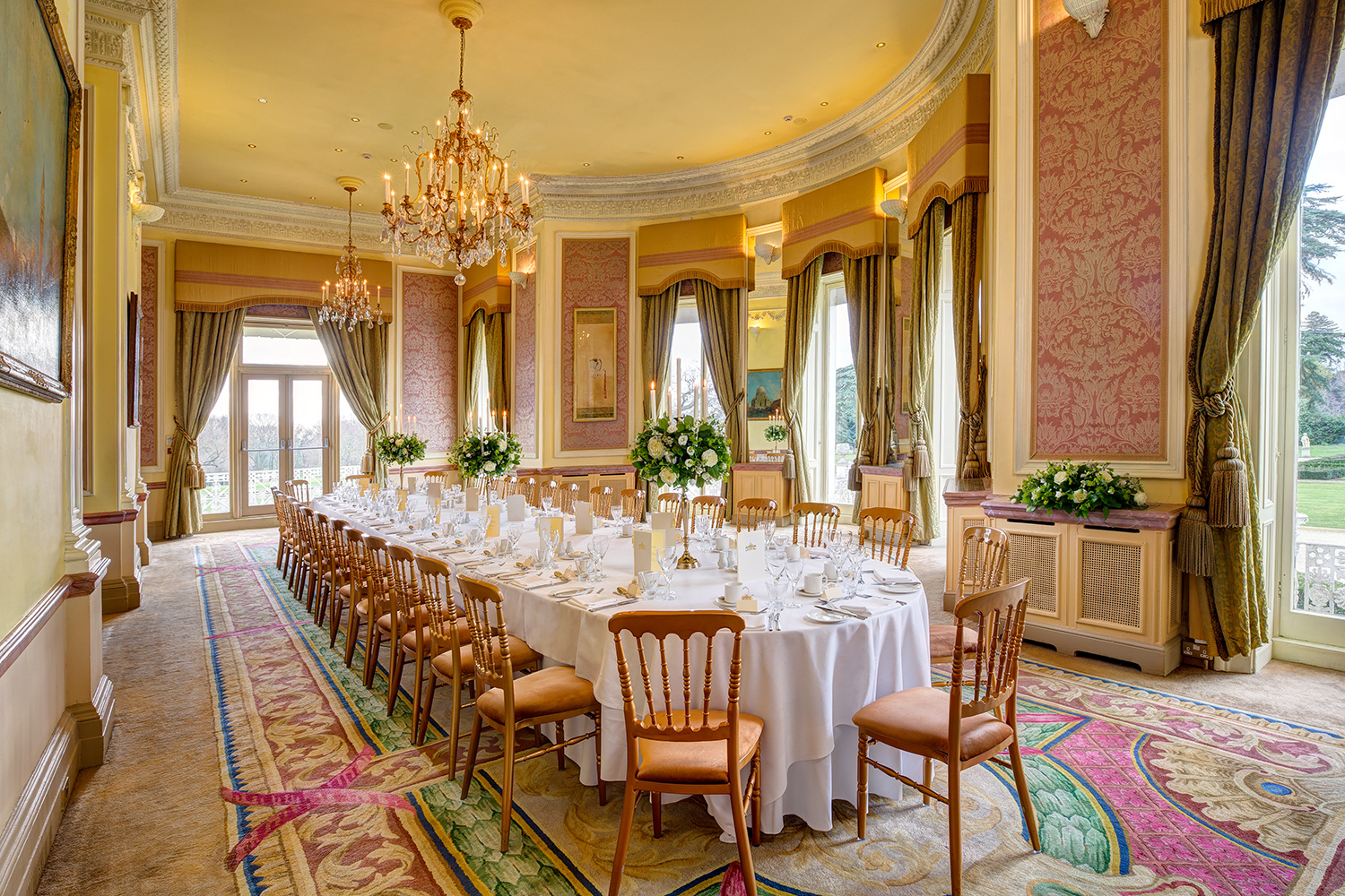 Ballroom at Stoke Park, Buckinghamshire